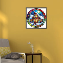 Load image into Gallery viewer, Diamond Painting - Full Round - christmas holiday card painting (30*30CM)
