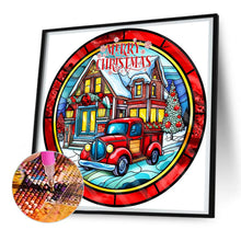 Load image into Gallery viewer, Diamond Painting - Full Round - christmas holiday card painting (30*30CM)
