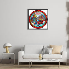 Load image into Gallery viewer, Diamond Painting - Full Round - christmas holiday card painting (30*30CM)

