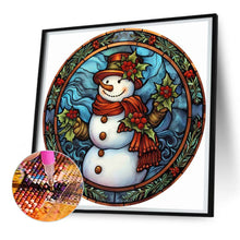Load image into Gallery viewer, Diamond Painting - Full Round - christmas holiday card painting (30*30CM)
