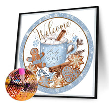 Load image into Gallery viewer, Diamond Painting - Full Round - christmas holiday card painting (30*30CM)
