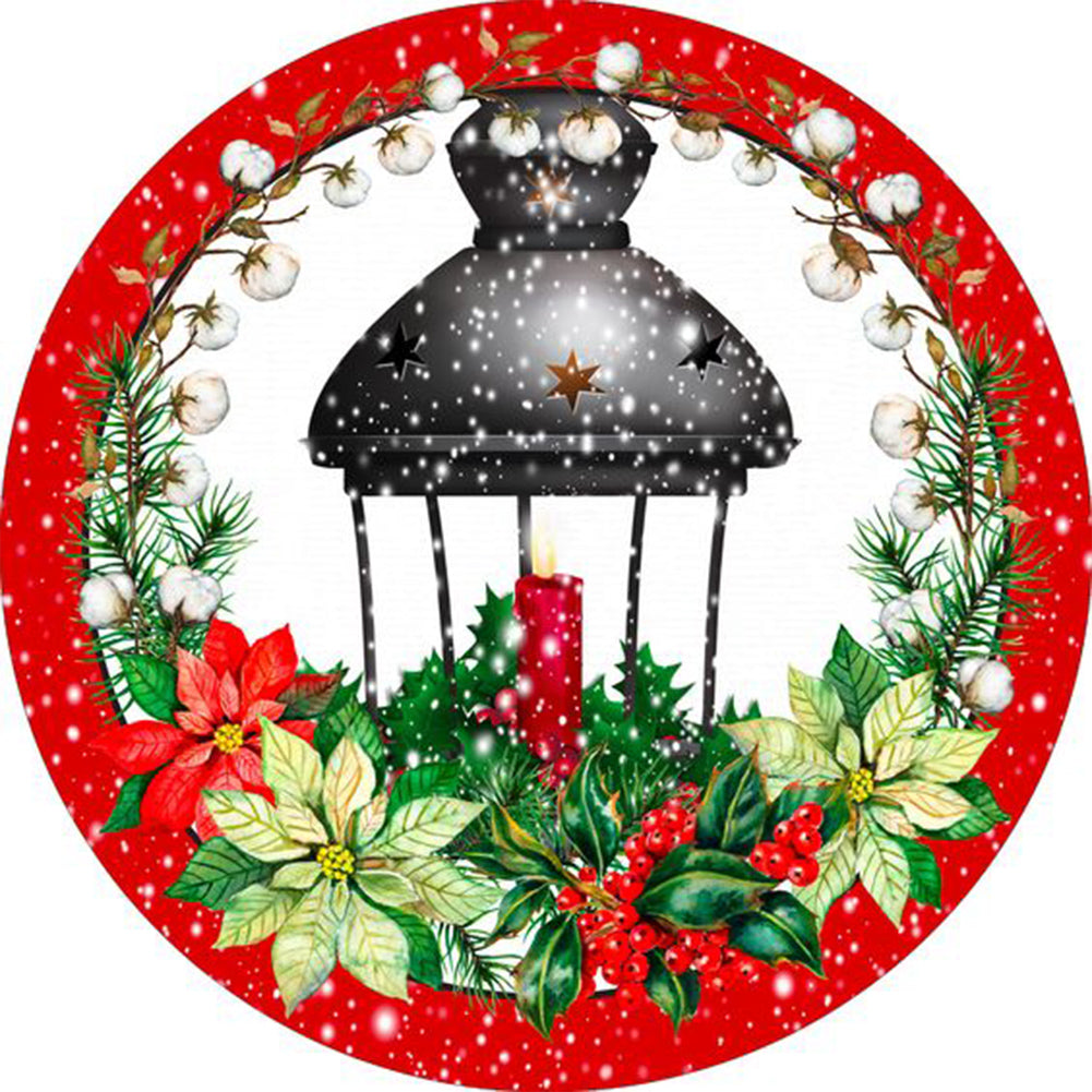 Diamond Painting - Full Round - christmas holiday card painting (30*30CM)
