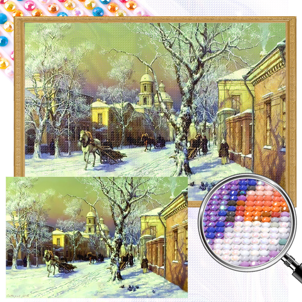 AB Diamond Painting - Full Round - landscape (60*40CM)
