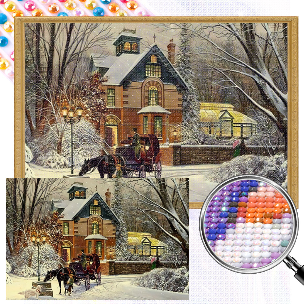 AB Diamond Painting - Full Round - landscape (60*40CM)