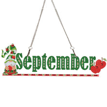 Load image into Gallery viewer, Gnome DIY Diamond Art Ornaments Round Diamond Diamond Art Hanging Pendant Sign
