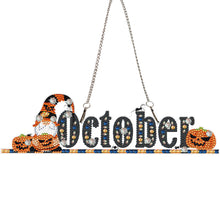 Load image into Gallery viewer, Gnome DIY Diamond Art Ornaments Round Diamond Diamond Art Hanging Pendant Sign
