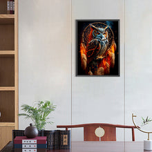 Load image into Gallery viewer, Diamond Painting - Full Round - owl dream catcher (30*40CM)
