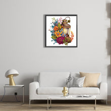 Load image into Gallery viewer, Diamond Painting - Partial Special Shaped - lamp in flower (30*30CM)
