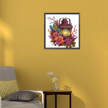 Load image into Gallery viewer, Diamond Painting - Partial Special Shaped - lights on flowers (30*30CM)
