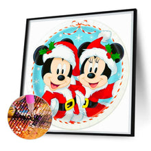 Load image into Gallery viewer, AB Diamond Painting - Full Square - Christmas Mickey and Minnie (30*30CM)
