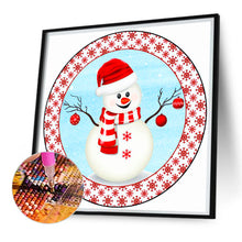 Load image into Gallery viewer, AB Diamond Painting - Full Square - christmas snowman (30*30CM)

