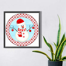 Load image into Gallery viewer, AB Diamond Painting - Full Square - christmas snowman (30*30CM)
