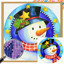 Load image into Gallery viewer, AB Diamond Painting - Full Square - christmas snowman (30*30CM)
