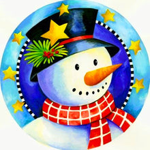 Load image into Gallery viewer, AB Diamond Painting - Full Square - christmas snowman (30*30CM)
