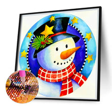 Load image into Gallery viewer, AB Diamond Painting - Full Square - christmas snowman (30*30CM)

