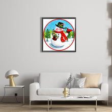 Load image into Gallery viewer, AB Diamond Painting - Full Square - christmas snowman (30*30CM)
