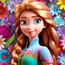 Load image into Gallery viewer, AB Diamond Painting - Full Square - Princess Elsa (40*40CM)

