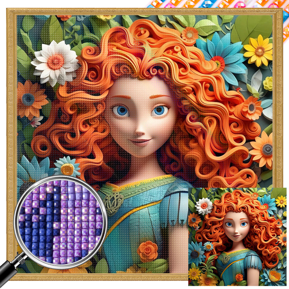 AB Diamond Painting - Full Square - Princess Moana (40*40CM)