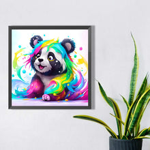 Load image into Gallery viewer, AB Diamond Painting - Full Square - colorful panda (40*40CM)
