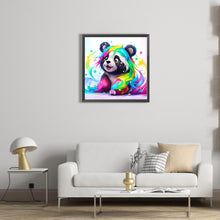 Load image into Gallery viewer, AB Diamond Painting - Full Square - colorful panda (40*40CM)
