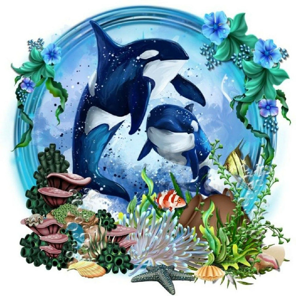 Diamond Painting - Full Round - The underwater world (30*30CM)