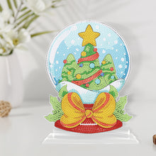Load image into Gallery viewer, DIY Crystal Diamond Ornament Acrylic Snowball Diamond Mosaic Ornaments Kids Gift
