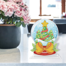 Load image into Gallery viewer, DIY Crystal Diamond Ornament Acrylic Snowball Diamond Mosaic Ornaments Kids Gift
