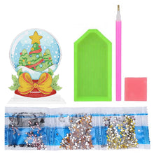 Load image into Gallery viewer, DIY Crystal Diamond Ornament Acrylic Snowball Diamond Mosaic Ornaments Kids Gift
