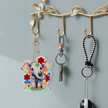 Load image into Gallery viewer, 6Pcs DIY Diamonds Key Ring Double Sided Cartoon Special Shaped Hanging Ornaments
