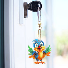 Load image into Gallery viewer, 6Pcs DIY Diamonds Key Ring Double Sided Cartoon Special Shaped Hanging Ornaments
