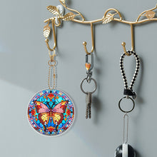 Load image into Gallery viewer, 6Pcs DIY Diamonds Key Ring Double Sided Cartoon Special Shaped Hanging Ornaments
