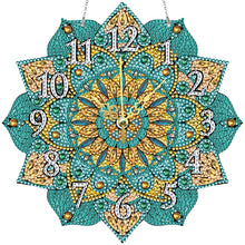 Load image into Gallery viewer, 5D DIY Crystal Diamond Clock Handmade Mandala Gifts &amp; Souvenirs (#4)
