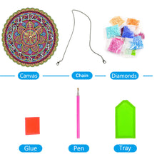 Load image into Gallery viewer, 5D DIY Crystal Diamond Clock Handmade Mandala Gifts &amp; Souvenirs(#6)
