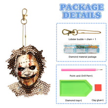 Load image into Gallery viewer, Diamond Full Drill Diamond Keyring 5PCS DIY Keychain Double Sided (#5)
