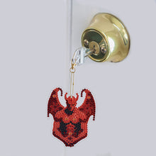 Load image into Gallery viewer, Diamond Full Drill Diamond Keyring 5PCS DIY Keychain Double Sided (#8)
