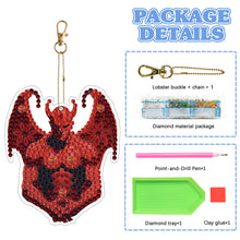 Load image into Gallery viewer, Diamond Full Drill Diamond Keyring 5PCS DIY Keychain Double Sided (#8)
