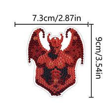 Load image into Gallery viewer, Diamond Full Drill Diamond Keyring 5PCS DIY Keychain Double Sided (#8)
