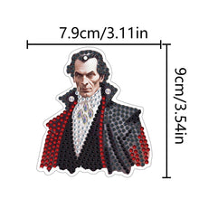 Load image into Gallery viewer, Diamond Full Drill Diamond Keyring 5PCS DIY Keychain Double Sided (#10)
