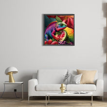 Load image into Gallery viewer, Diamond Painting - Full Round - chameleon (30*30CM)
