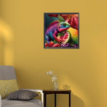 Load image into Gallery viewer, Diamond Painting - Full Round - chameleon (30*30CM)
