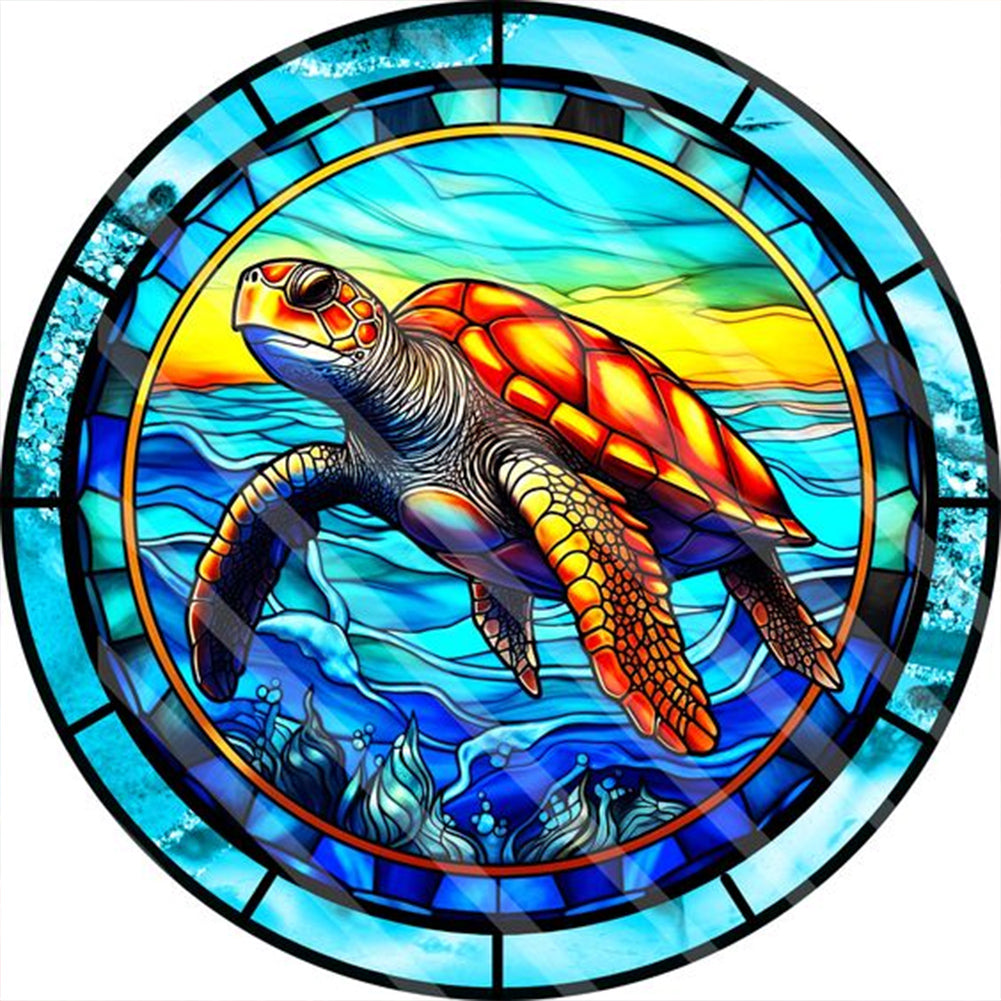 Diamond Painting - Full Round - sea turtle (30*30CM)