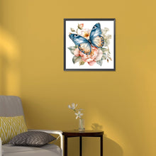Load image into Gallery viewer, Diamond Painting - Full Round - Butterfly (30*30CM)
