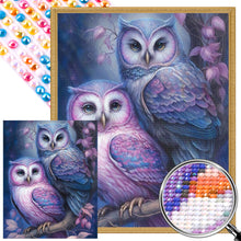 Load image into Gallery viewer, AB Diamond Painting - Full Round - tree owl (40*50CM)
