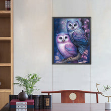 Load image into Gallery viewer, AB Diamond Painting - Full Round - tree owl (40*50CM)
