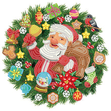 Load image into Gallery viewer, Diamond Painting - Partial Special Shaped - Christmas wreath (30*30CM)
