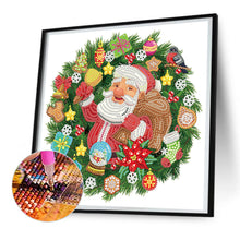 Load image into Gallery viewer, Diamond Painting - Partial Special Shaped - Christmas wreath (30*30CM)
