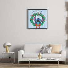 Load image into Gallery viewer, Diamond Painting - Partial Special Shaped - Christmas wreath (30*30CM)
