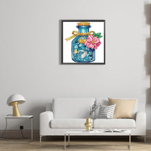 Load image into Gallery viewer, Diamond Painting - Partial Special Shaped - Flowers and Glass Vases (30*30CM)
