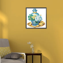 Load image into Gallery viewer, Diamond Painting - Partial Special Shaped - Flowers and Glass Vases (30*30CM)
