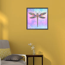 Load image into Gallery viewer, Diamond Painting - Full Round - dragonfly (30*30CM)
